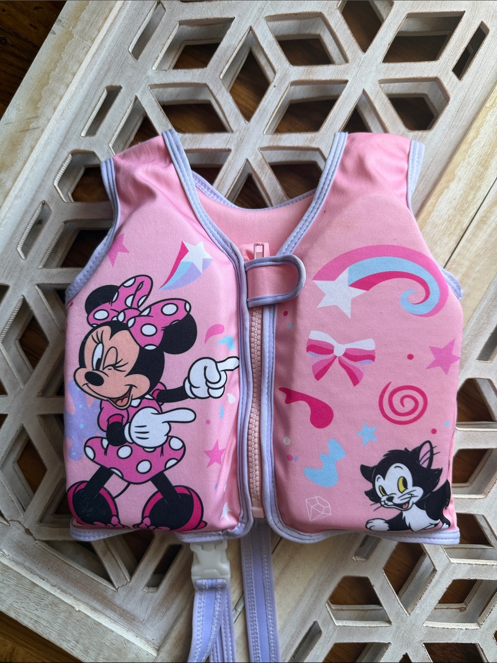 Bestway Disney Junior Minnie Mouse Fabric Swim Vest Swim Vest Pink & Purple Smal